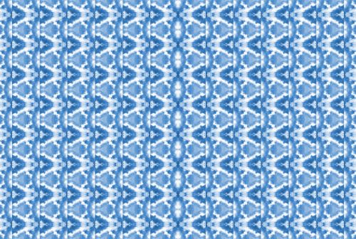 Blue Patterned Wallpaper