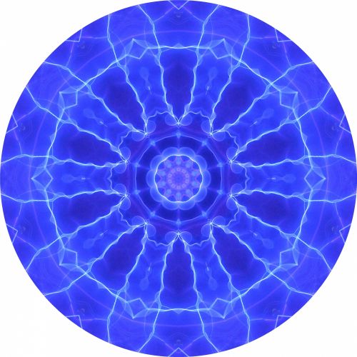 Blue Plasma Circle