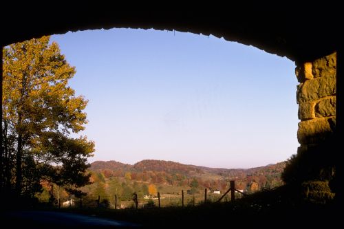 blue ridge mountains fall autumn