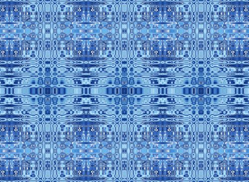 Blue Ripple Pattern