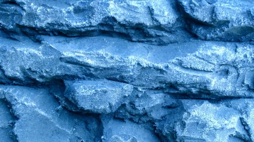 Blue Rock Wall Background