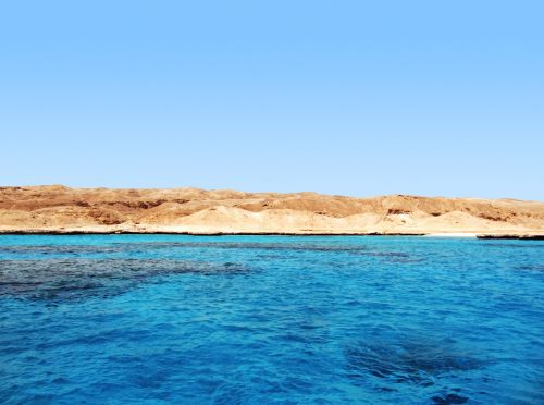 blue sea island ocean
