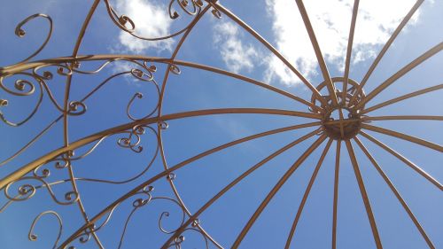 blue sky landscape dome