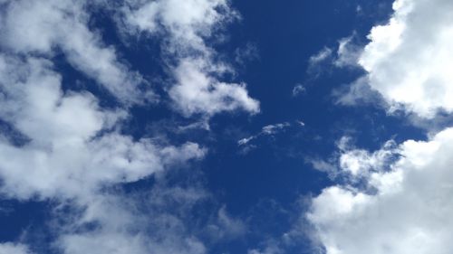 blue sky sky clouds