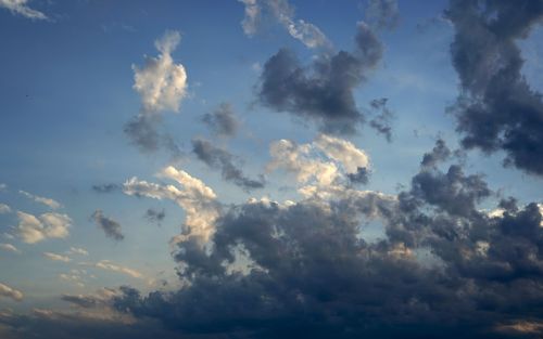 blue sky sky clouds