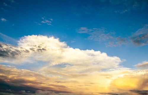 blue sky sky nature