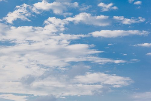 blue sky  white clouds  sky