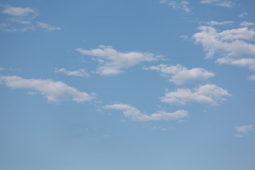 blue sky  white clouds  sky