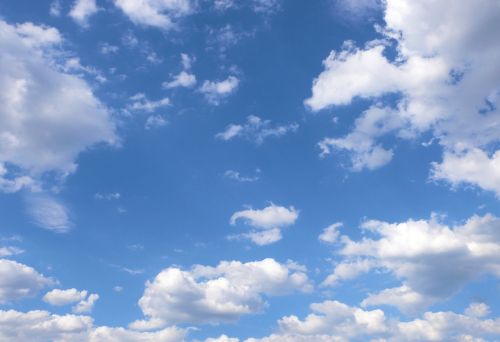 blue sky white clouds clouds