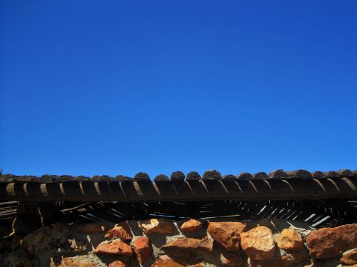 Blue Sky Above Rondavel