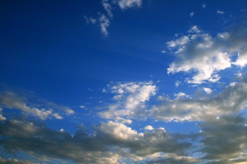 blue sky and clouds sky blue