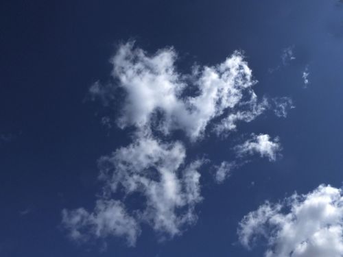Blue Sky Clouds Background