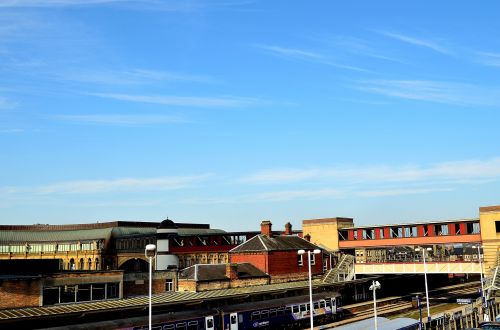 Blue Sky Over The City