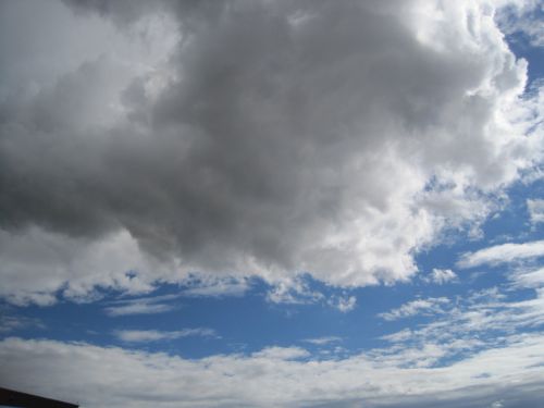 Blue Sky With White Clouds