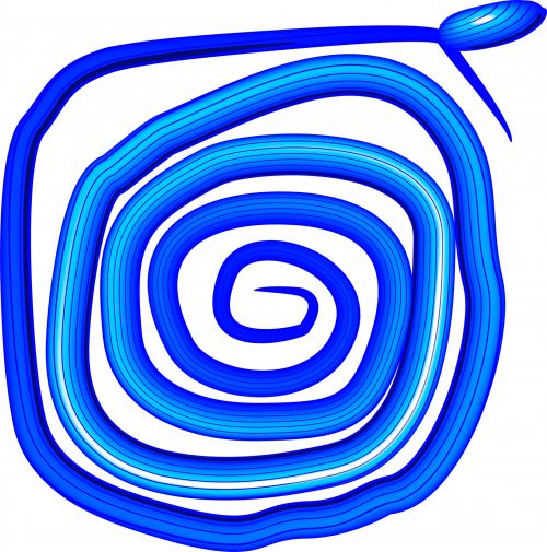 Blue Spiral 2