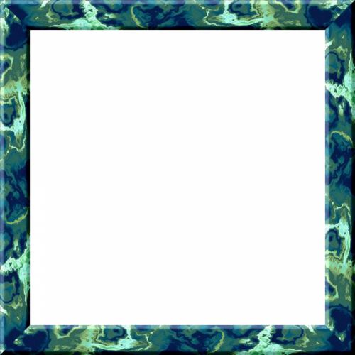 Blue Texture Frame