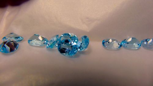 blue topaz gemstone precious stone