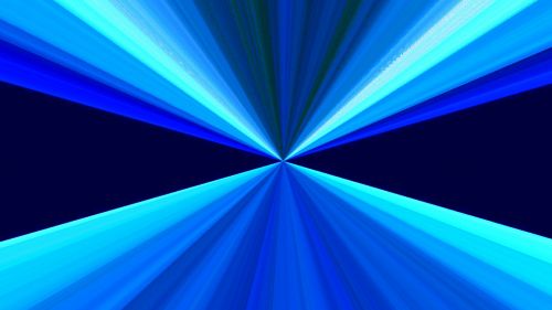 Blue Triangles Abstract Pattern