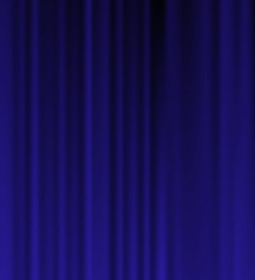 Blue Velvet Curtains Background