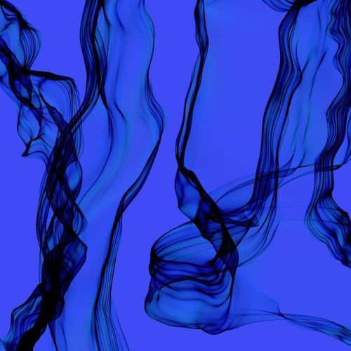 Blue Velvet Ribbon Background