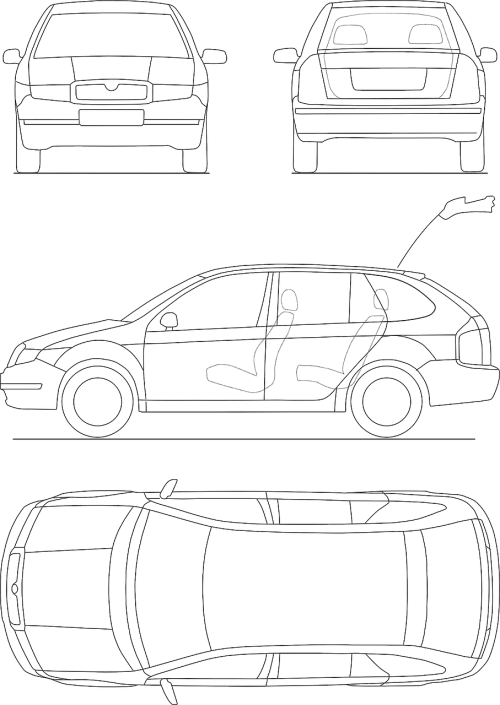 blueprint automobile technical