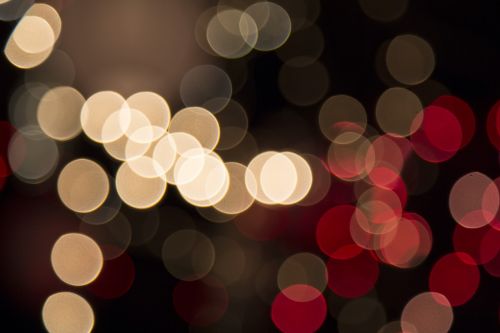 blur focus lights
