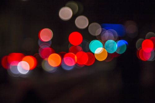 blur bokeh lights