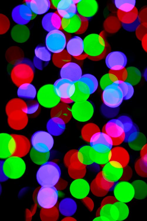 Blurred Christmas Lights