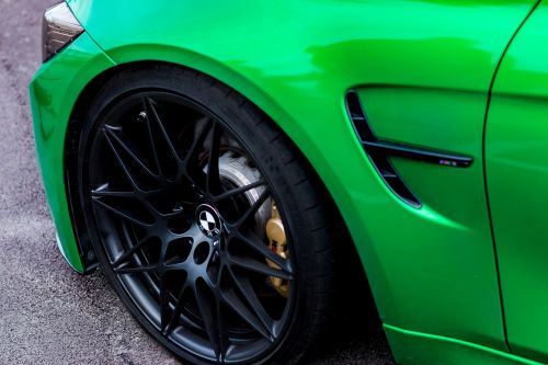 bmw m3 green car