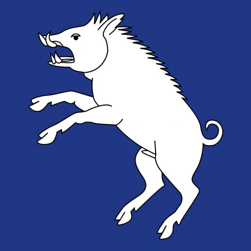 boar coat of arms pig
