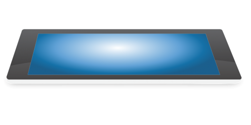 board tablet horizontally vista