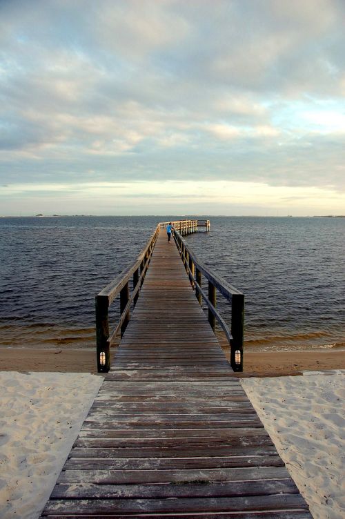 boardwalk river pier