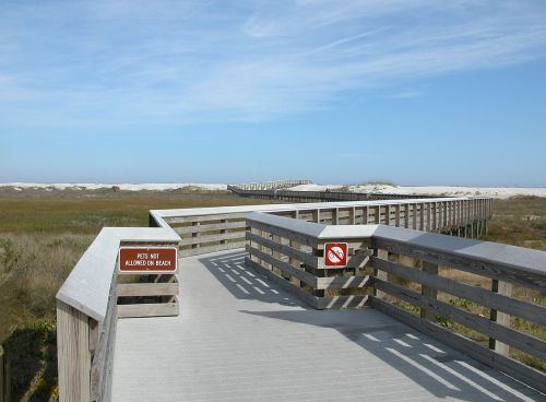 Boardwalk To The Beach