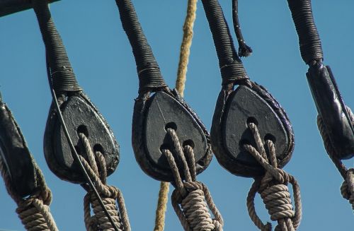 boat pulleys ropes