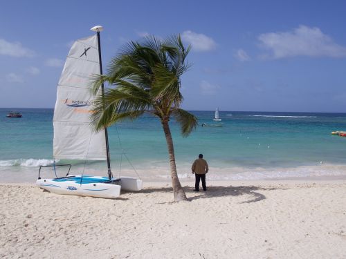 boat beach sand