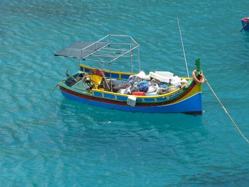 boat sea malta