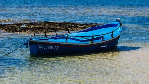 boat beach sea