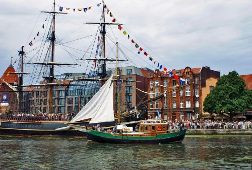 boat ship gdańsk