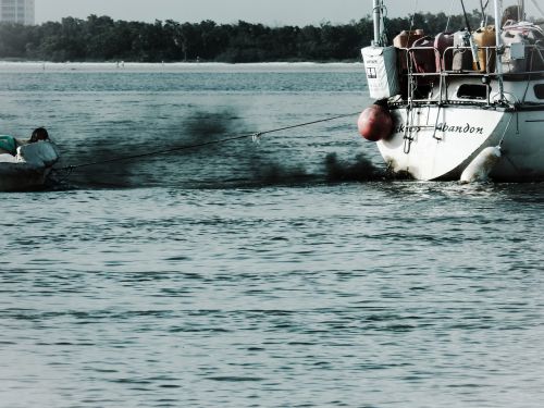 boat sea dinghy