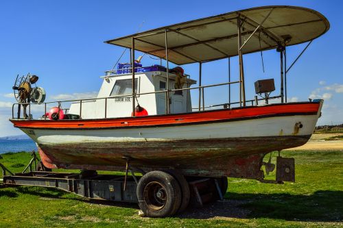 boat vessel trailer