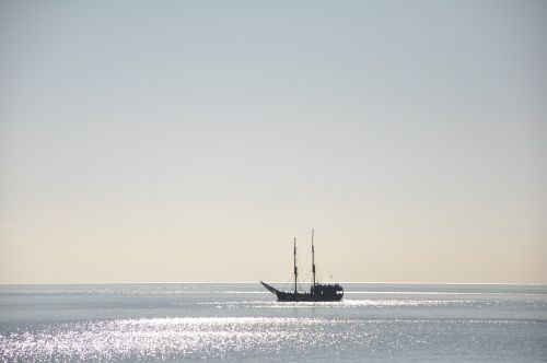 boat beach sea