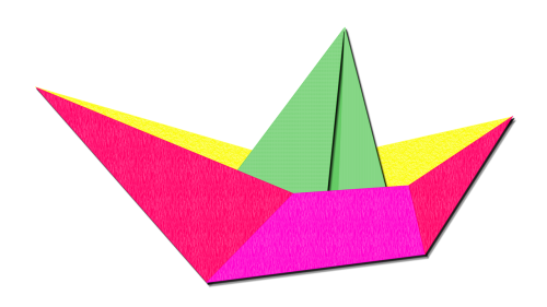 boat paper boat sailboat