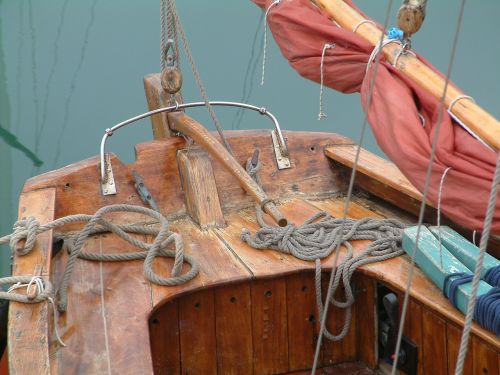 boat sea rope