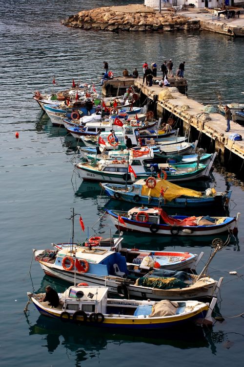 boat landscape fisherman