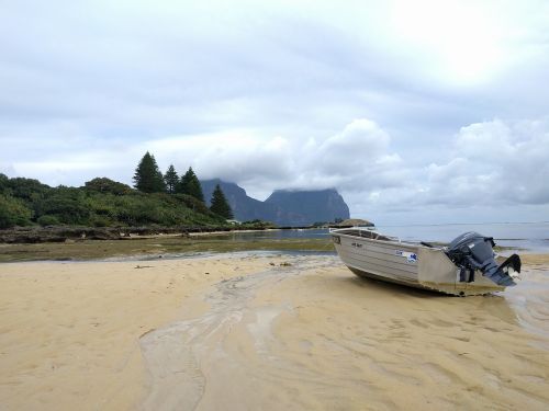 boat beach island