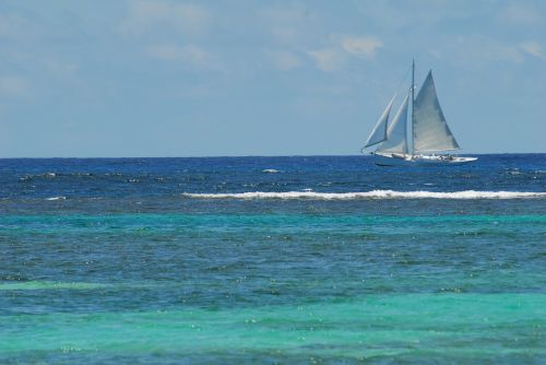 boat martinique sea