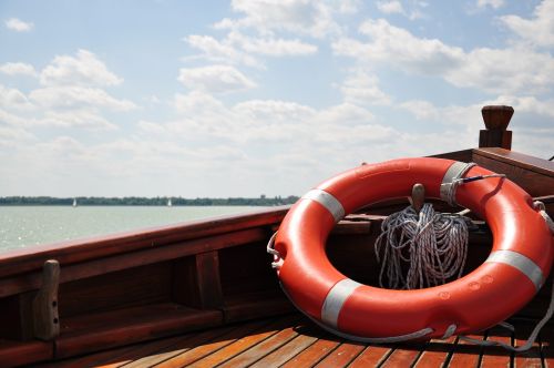 boat water life buoy