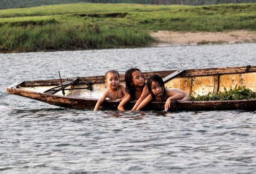 boat children kids
