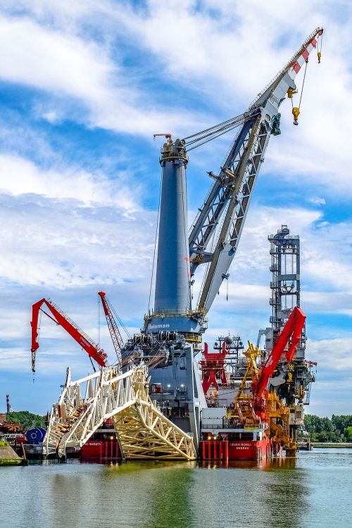 boat crane boat crane