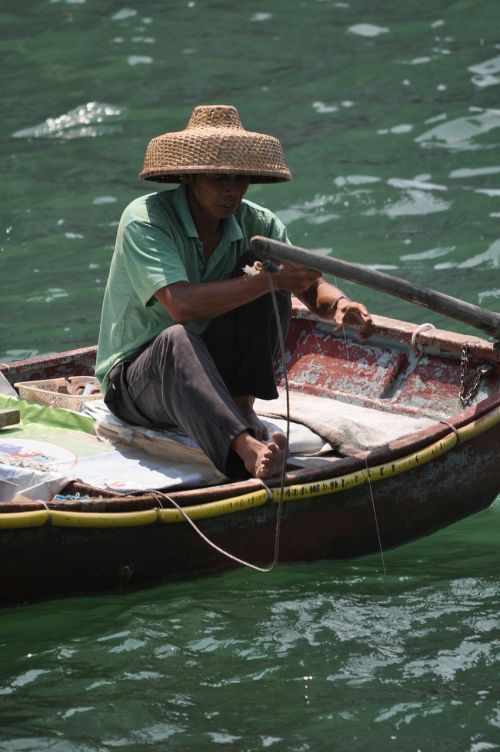 boat water fishing boat